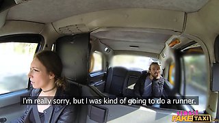 Chick faux cab - moneyless college stud pays taxi fare with hard cock and cumshot