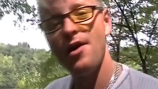 Two Cute German Babes Playing Together in Outdoor Session