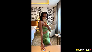 JohnTronX - Hot babe's pussy is fucked and creampied in POV style