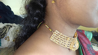 Red saree cute women