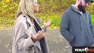 Kathy Deep's car broke down so she asked a stranger for help, ending up fucked POV