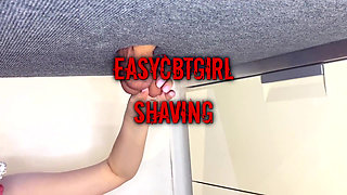 Mistress Shaves Her Slave's Balls on the Milking Board Easycbtgirl