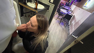 Horny Wife Fucked Outside and at the Bar