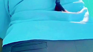 Mexican big ass hot secretary takes off all her clothes in her office bathroom during lunch time