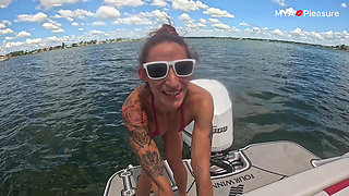 Mya Pees on the Boat