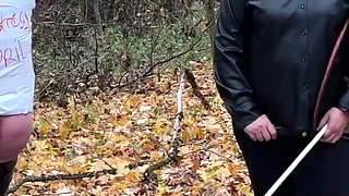 Dominatrix Mistress April - Forrest beating