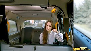 Fake taxi - i fucked my prior college schoolgirl in the back of my cab