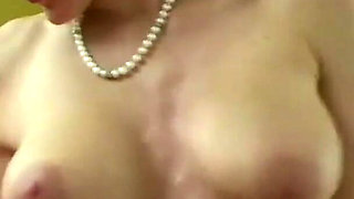 Big boobs blonde babe sucking your cock