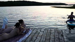 Surfer got to fuck us in a threesome
