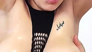 Fetish Oiled Tits Squeezing Grabbing Armpits Free