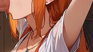 Anime Ai My Wife Seduces Me in the Kitchen with a Deep Throat, and Swallows My Semen for Dessert