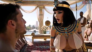 The Goddess Picks Guards with Her Honeypot (AI-generated)