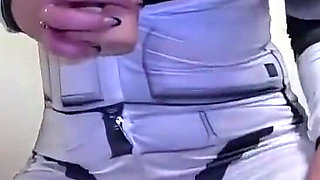 Robot Jumpsuit JOI Cameltoe, Dildo Play & Titfuck Instructions