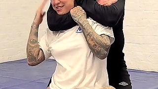 Kourtneyinked Vs Masked Rider - Submission Wrestling Showdown