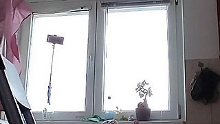 Amateur Couple Cooks Naked in the Kitchen