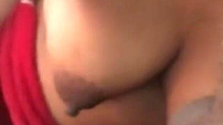 Step Mum Is Having Milk Shake After Having Shower