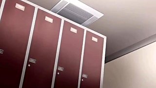 Curvy chicks in the gym are always hungry for big cocks hentai