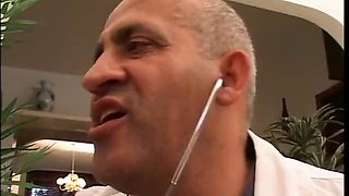 Old dirty doctor misuse of an innocent young patient