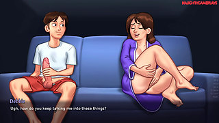 Summertime Saga part 33 By DarkCookie - Eating MILF Landlady's Huge Ass While She is in Her Bathroom