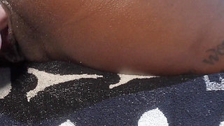 Ebony Gets Fucked by Fuck Machine