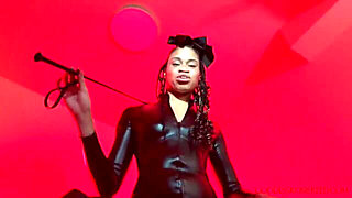 Beat Your Balls and Eat It - Ebony Femdom Goddess Rosie Reed CBT and Cum Eating Instruction Domination POV - Standard Definition