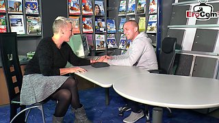 German short haired stepmother seduces her stepson