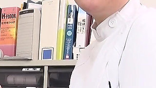 Dr. Koharu Shows You Her Smelly Feet to Help with Your Erection