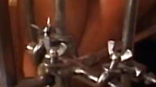 Hanging out pussy dildo humiliating