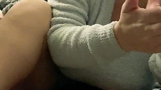 Brunette seductress working her big boobs and hot ass