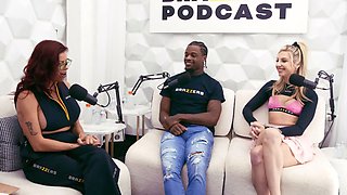 The brazzers podcast sequence 7 (trimmed) - Alexis Fawx x cheerleader kait x Damion Dayski