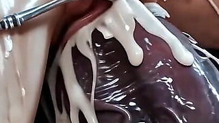 Virgin 18yo Girl Anal Destroyed by Monster - Filled with Cum