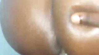 She Held Selfie Stick to Make Sure Her Big Soft Ass Is All on the Screen Fucked