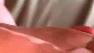 MILF Granny Rubs Cum All Over Her Feet