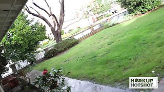 Amateur scene with lusty Bryan Gozzling and Athena Rayne from Hookup Hotshot