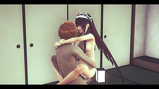 Genshin Impact Hentai - Rosaria Anal BDSM and More in Tatami - Japanese Asian Manga Anime Film Game Porn