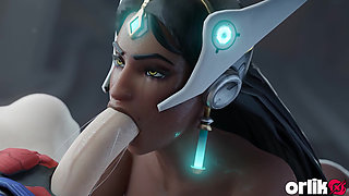Symmetra Likes Big Dick in Her Ass - 3D Overwatch Anal Animation