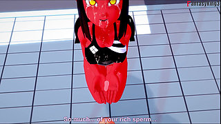 Meru the succubus Bikini POV sex
