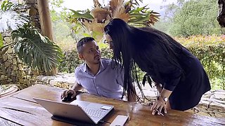 NEW Horny Boss Fucks a Pregnant Woman to Avoid Firing Her