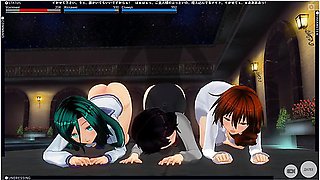 3d Hentai Orgy Three Beauties Cum With You