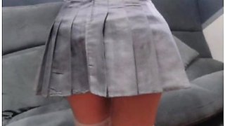 My Neighbor Turns Me On And It Ends Badly... (gets Me Pregnant) With Mini Dress