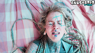 Dreadhead pornstar ANAL rides huge cock