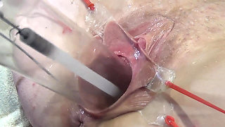 10 Far Spread Pussy Close up Fucking with Lamp 1000 Watt