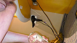 Fitting a wine bottle in my gaping hole