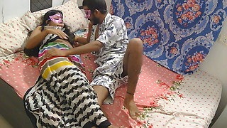 Caught on Secret Camera  Masked Couple Romantic Tease Hindi Audio