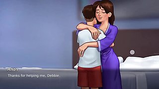 Hot Indian Aunty Neighbor Fucks Anonymous in Summer Time Saga 3D Sex Game Animation