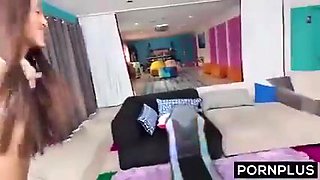 Puny Japanese Gamer Doll Gets Huge Big black cock Internal ejaculation - Fellatio & Doggie (Alexia Anders, Jovan Jordan)