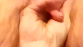 Husband Fingers Wife's Asshole While She Rubs Her Clit