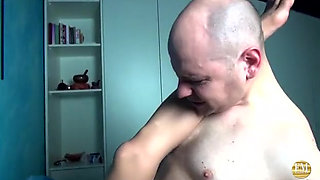 Threesome with his new wife
