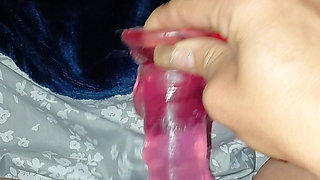Fucking myself with my favorite toy