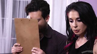Giselle Palmer, Joanna Angel  Heidi Hampton in Lesbian Babysitter Castings